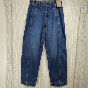(NEW) Madewell Tapered Denim Trousers Size 27 Petite